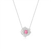 RichandRare-COLLECTOR-PINK SPINEL AND DIAMOND 'FLORAL' PENDENT NECKLACE